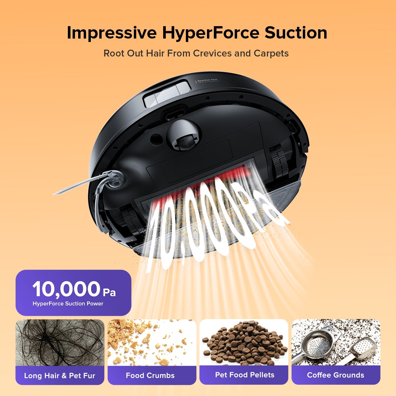Roborock Q10 S5 Robot Vacuum and Mop with 10,000 Pa Power Suction