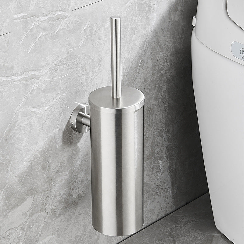 Stainless Steel Floor Toilet Brush Toilet Cleaning Brush Suit