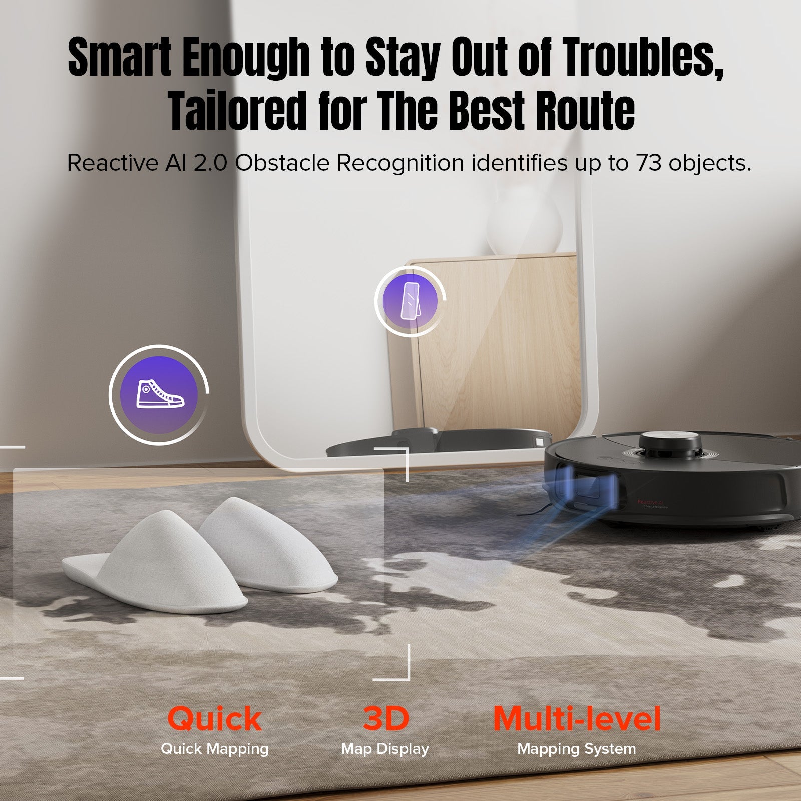 Roborock S8 MaxV Ultra with 8-in-1 RockDock® Ultra