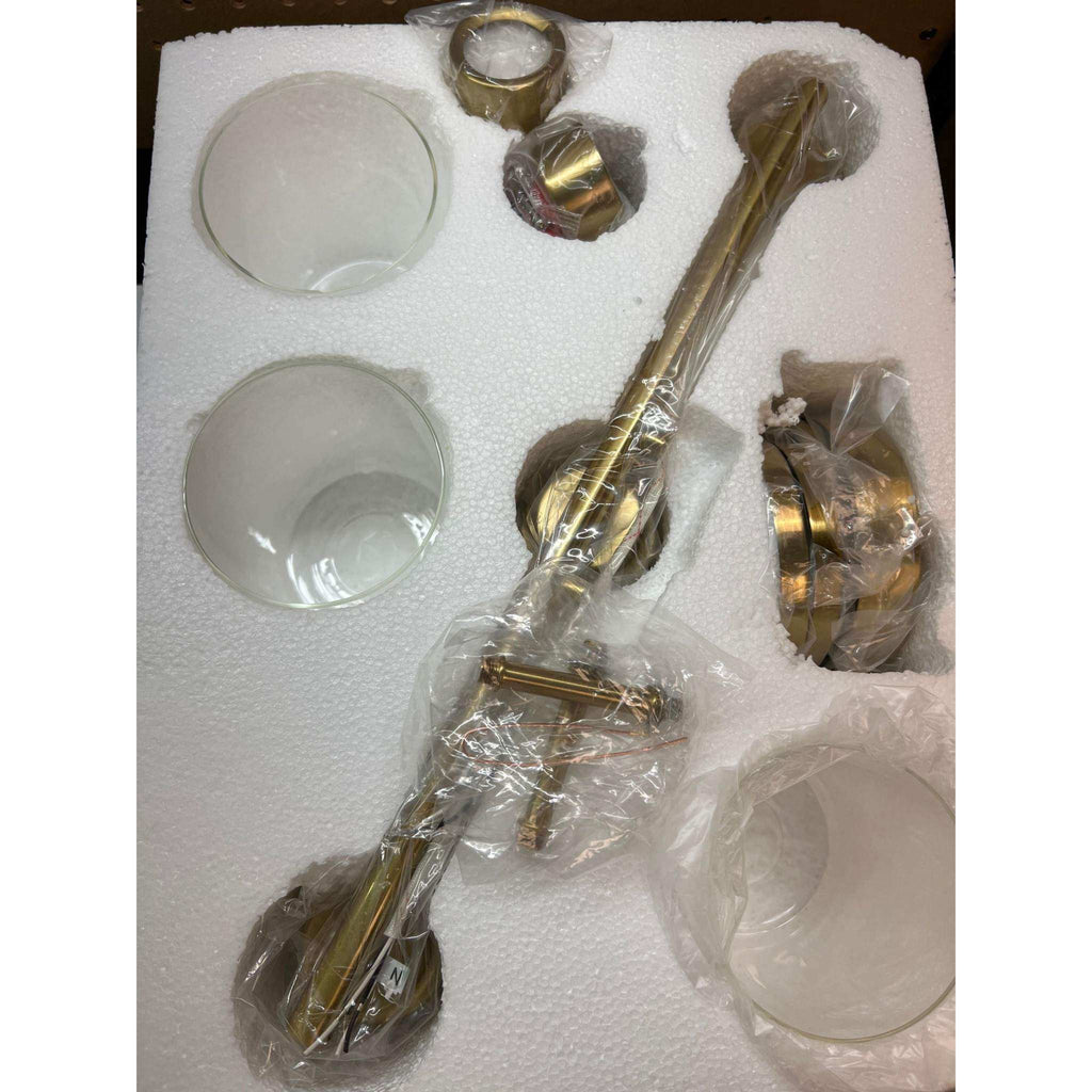 GETINLIGHT Inlight 20 Wide 3 Light Gold Bathroom Vanity Light