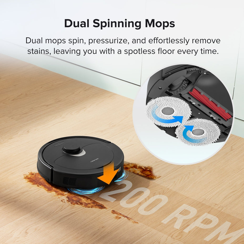 【Certified Refurbished 90% New】Roborock Qrevo Robot Vacuum with Multifunctional Dock