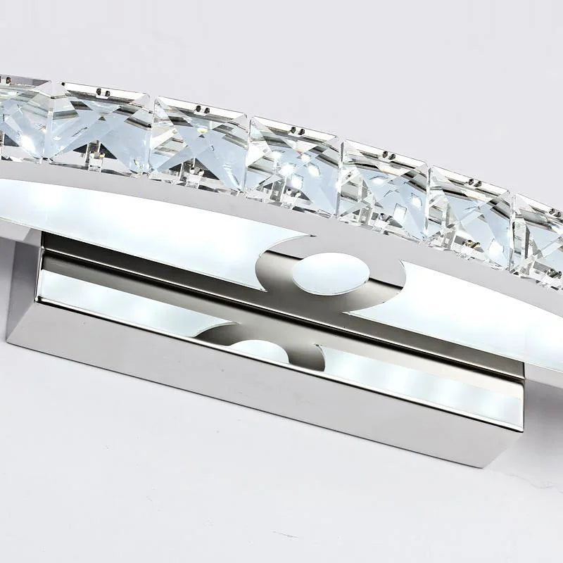 DecorBites™ 15W LED Crystal Bathroom Wall Sconce Light for Mirror and Makeup