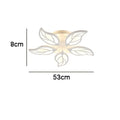 DecorBites™ 5-Light Acrylic LED Ceiling Chandelier for Modern Living Room Bedroom