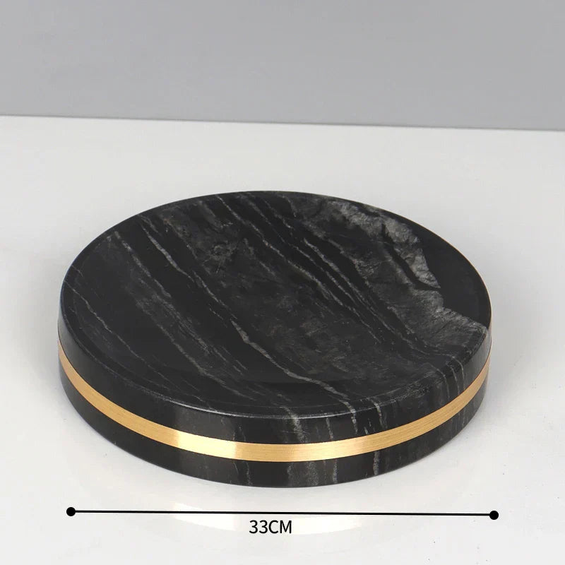 DecorBites™ Black Marble Bathroom Accessories Set