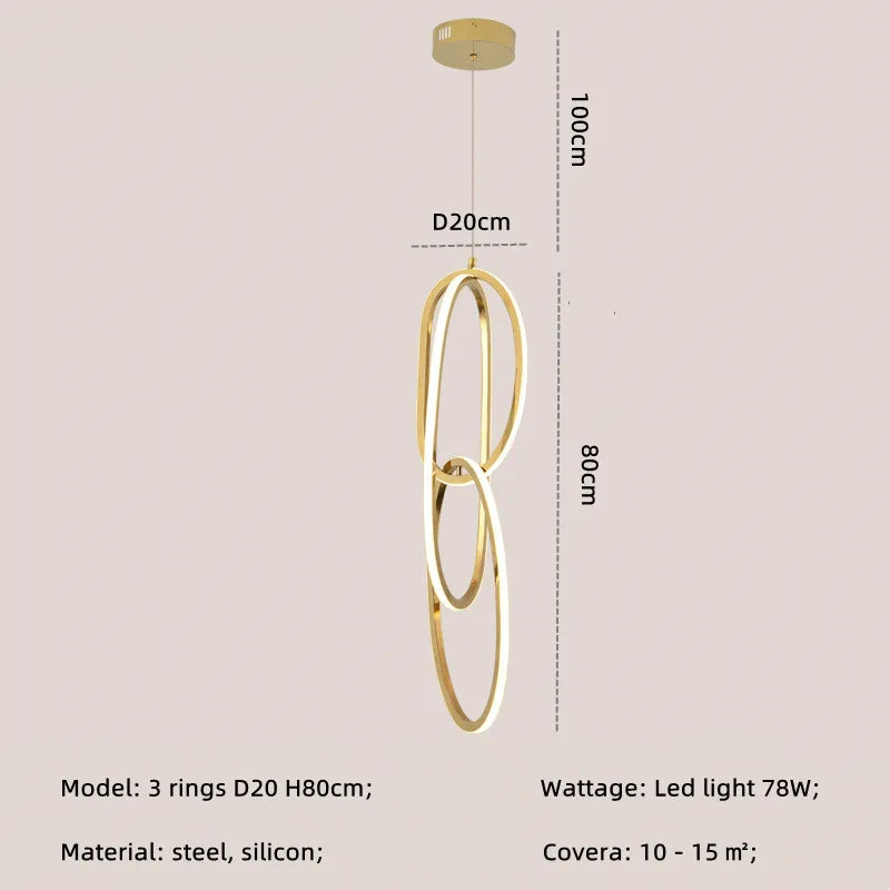 DecorBites™ Gold LED Wall Sconce Dimmable Lighting Fixture Polished Steel Modern Luminarias