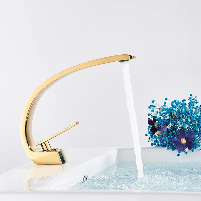 DecorBites™ Black Luxury Brass Basin Faucet Mixer Tap