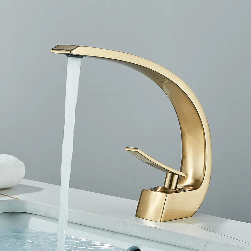 DecorBites™ Black Luxury Brass Basin Faucet Mixer Tap